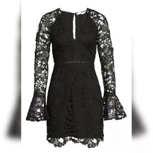 ASTR the Label Juliette Bell Sleeve Lace Dress